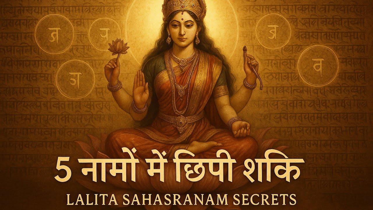 “Chant These 5 Names 🌺 Unlock the Hidden Energy of Lalita Sahasranam”