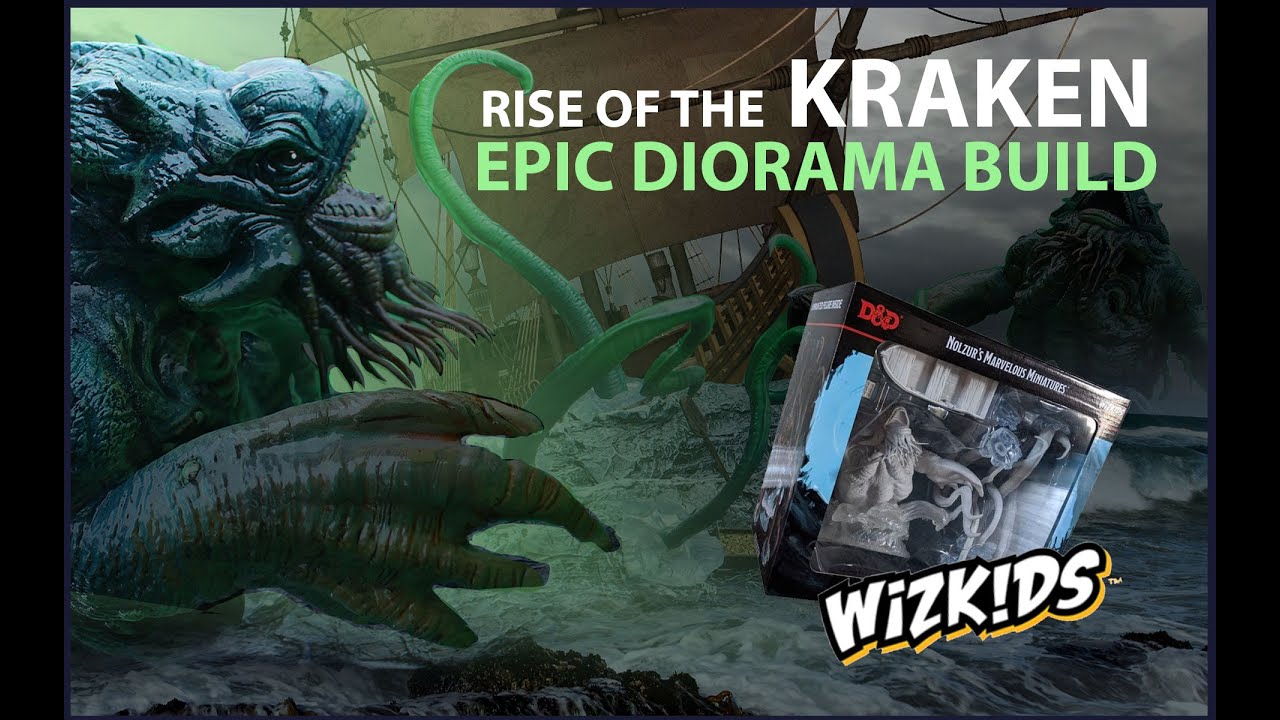 How to create an epic diorama with the Kraken miniature from WizKids