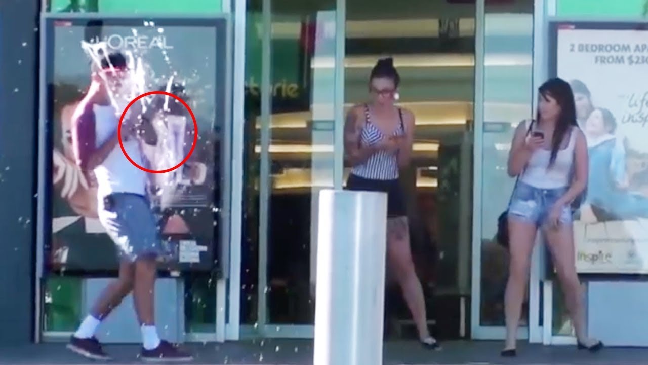 Opening Shaken Up Bottles In Public | TheRoyalStampede