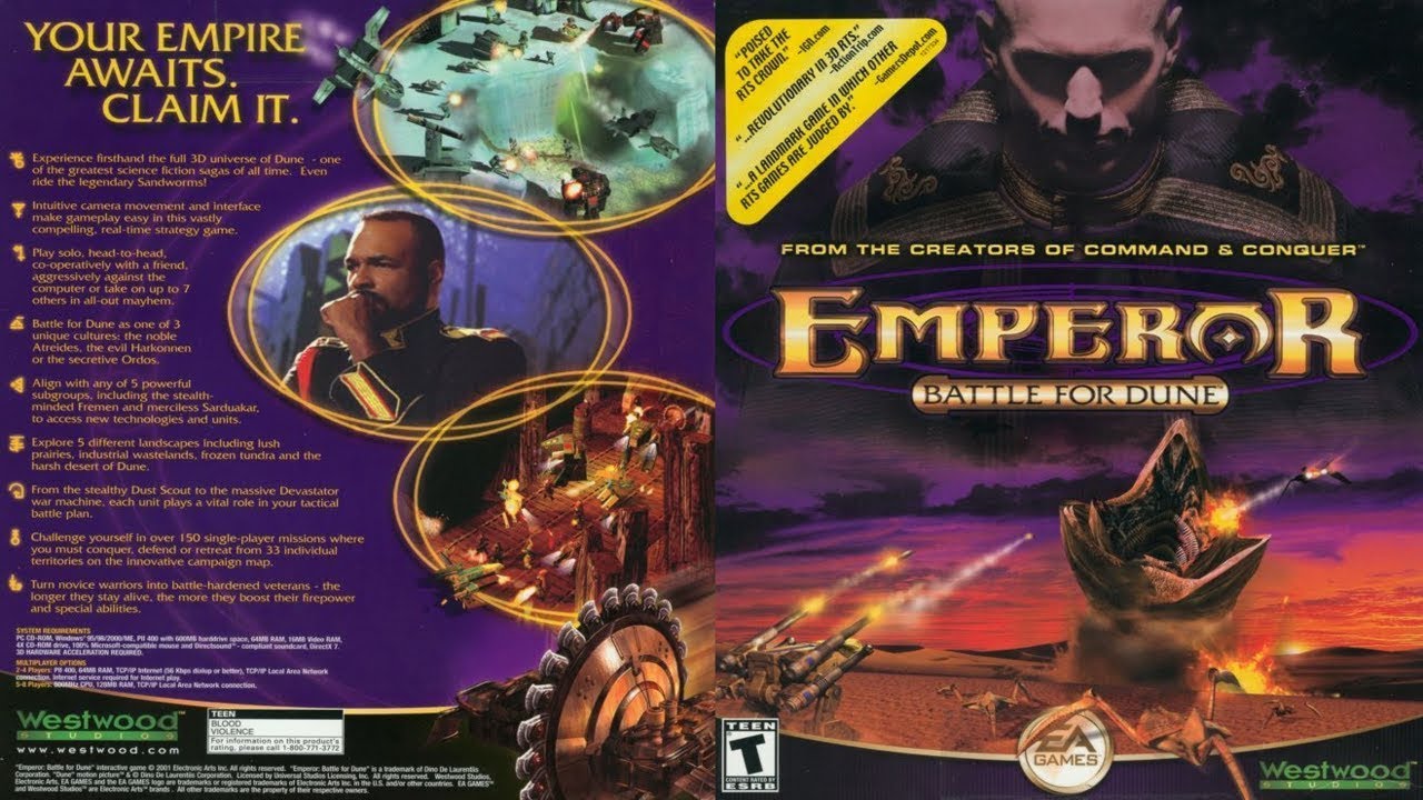 Emperor: Battle For Dune (PC). Заход №3 за Атрейдесов.