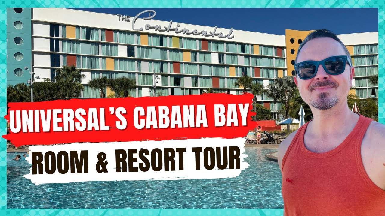 Is Universal’s Orlando Cabana Bay Beach Resort GOOD Value? A tour & review of my room & the resort!