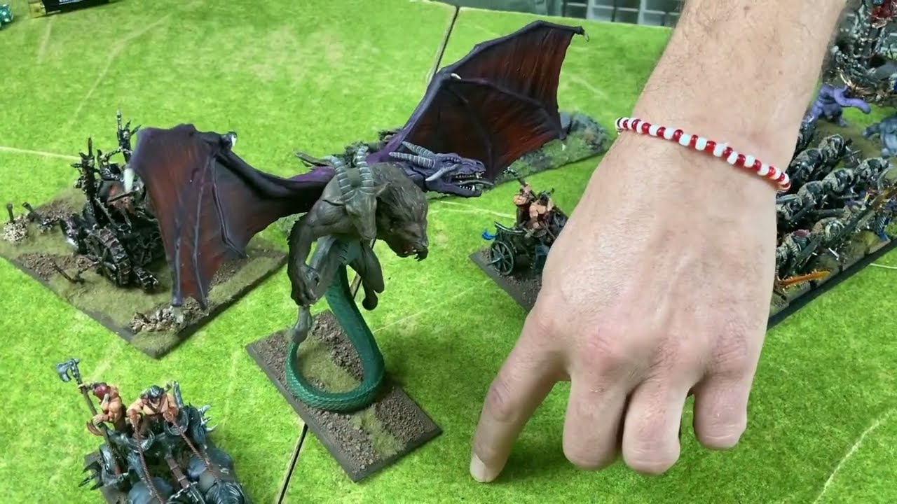 Guerreros del Caos Vs Elfos Oscuros 2500 pts
