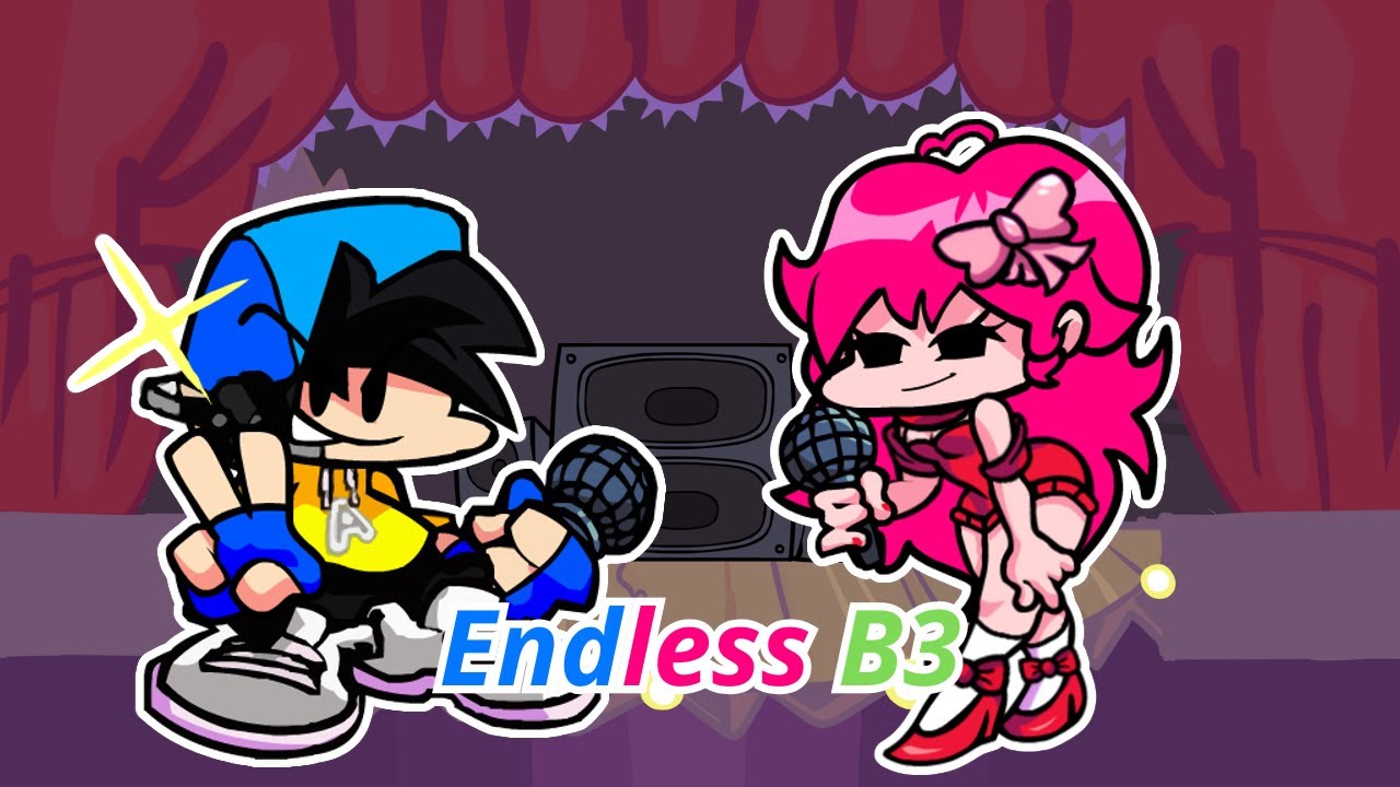 FNF Endless B3 but but Adel & Blossom are having a fun time for each other :333