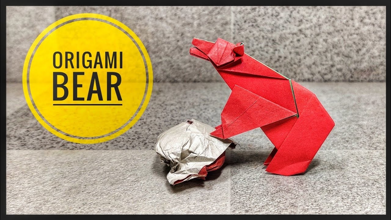 Origami Bear | Origami Animals | Origami tutorial | Paper craft