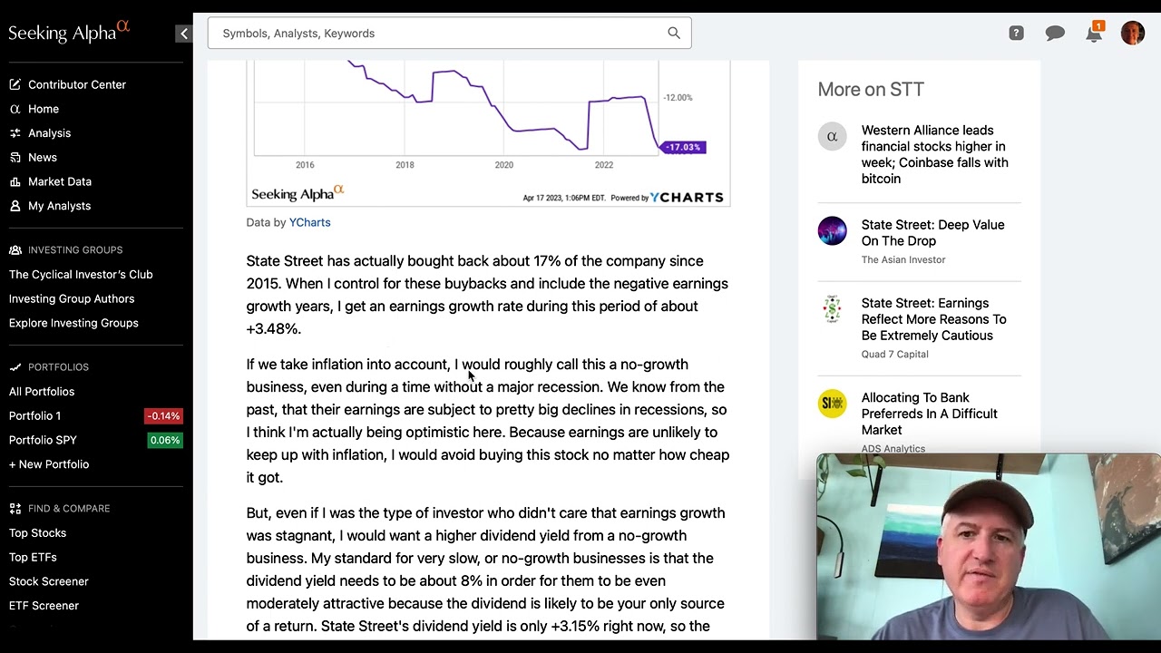 2 Reasons I've avoided State Street Stock Since 2019 ($STT)