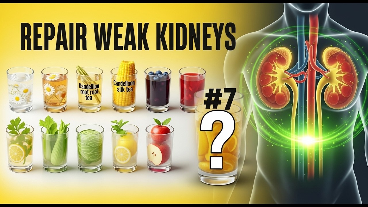 9 Natural Drinks That Help Repair Weak Kidneys (Doctors Rarely Talk About #7)