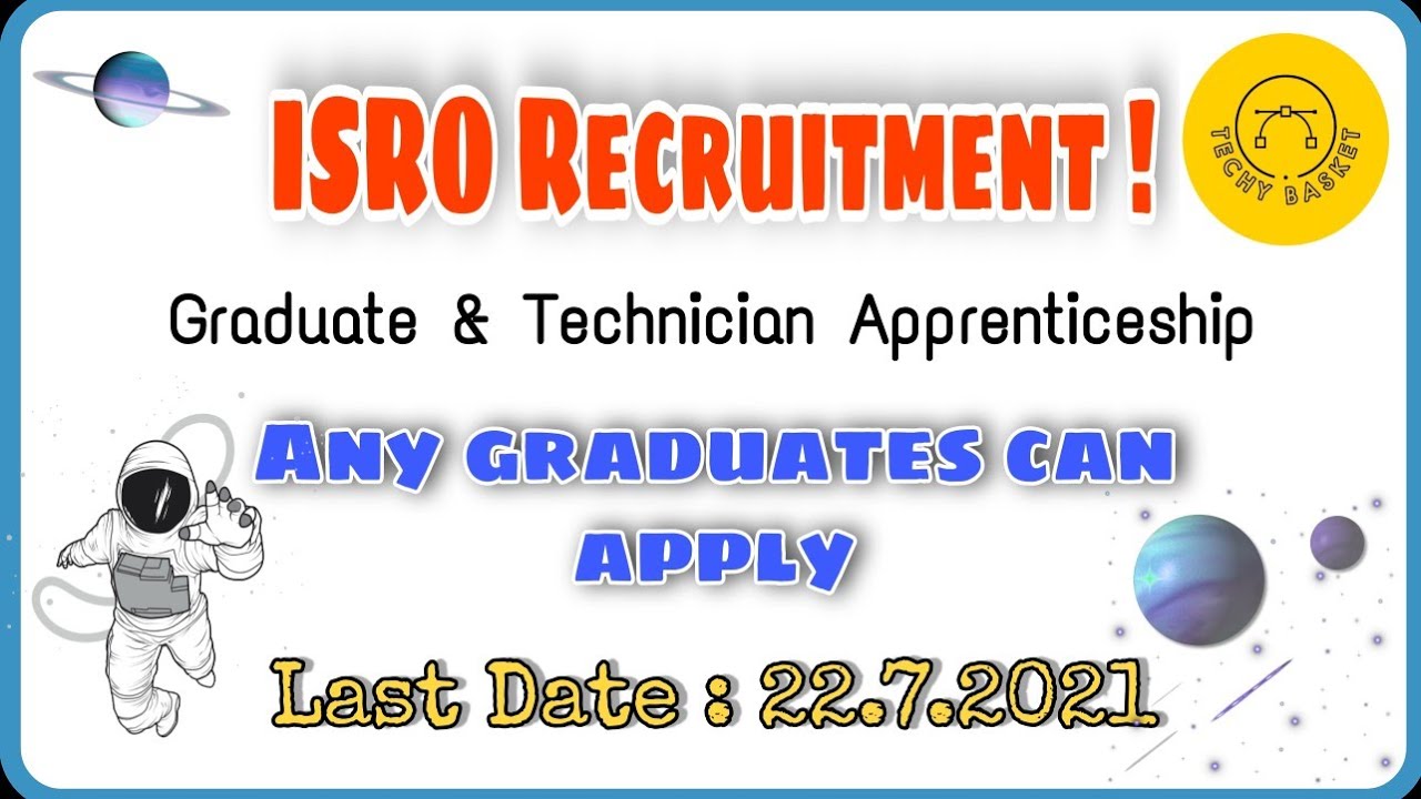 ISRO Recruitment 🚀| ISRO Apprenticeship | 2021 -2022