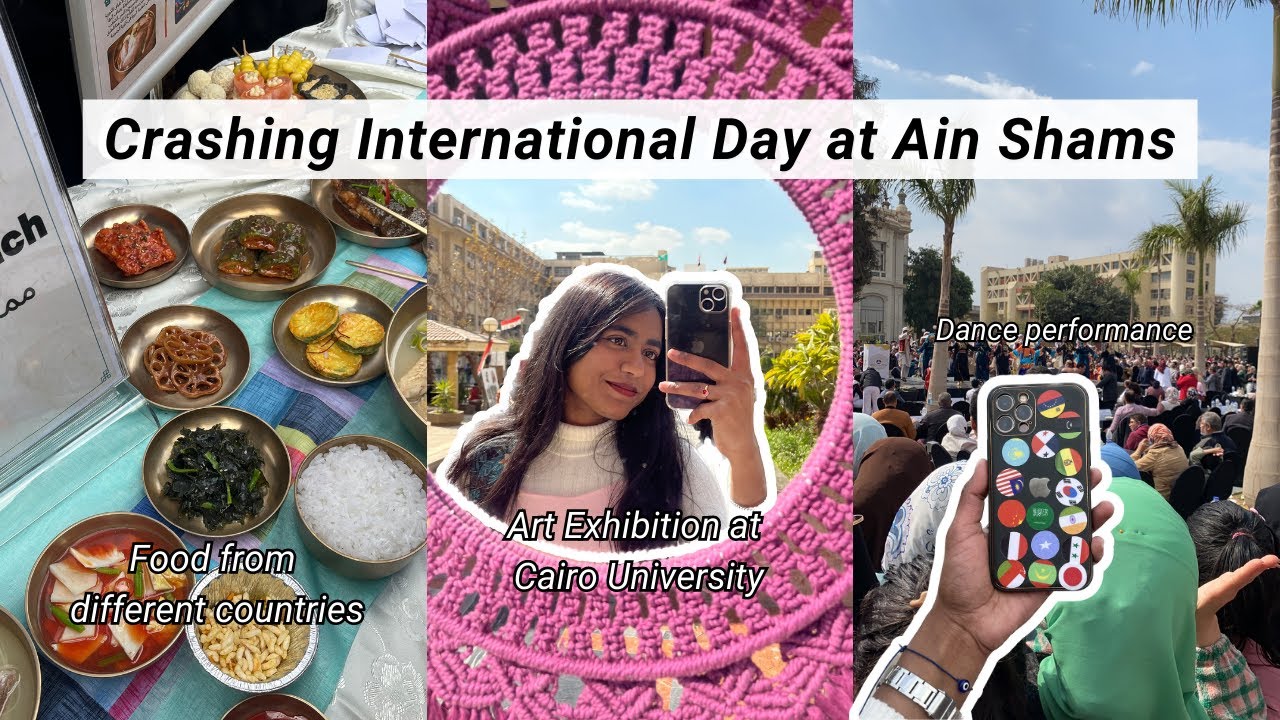 KasrAlAiny student goes to👀International day at Ain Shams🤌🏻| Labs, Dance practice💃🏻🔬