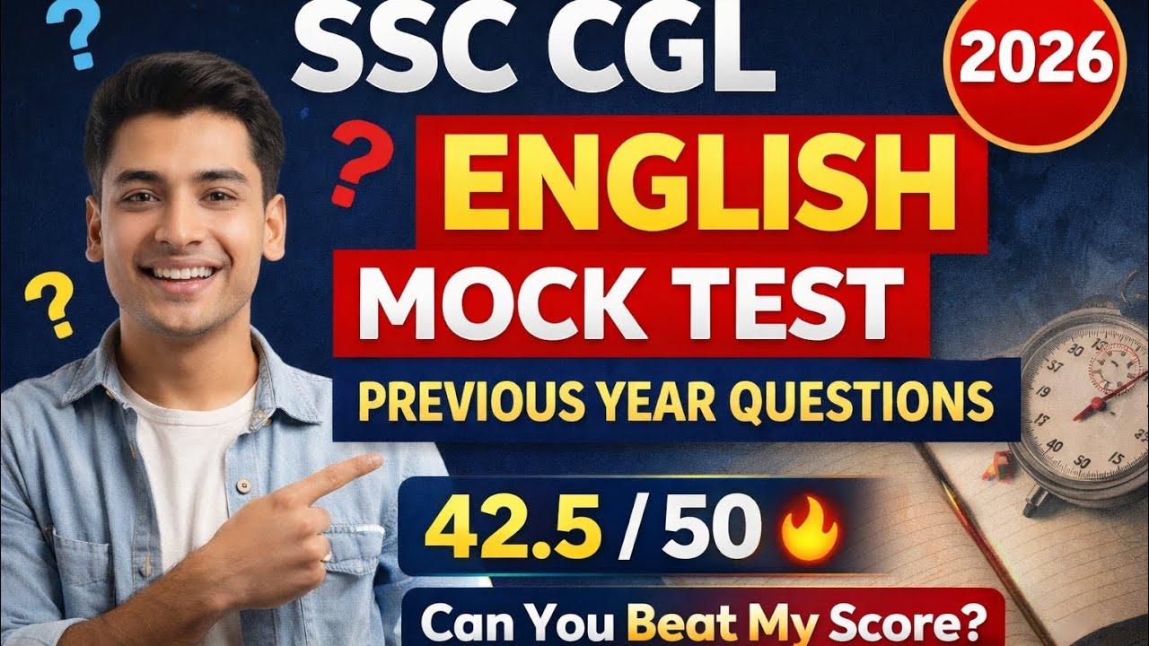 SSC CGL English Practice Set | Previous Year Paper Analysis 2025