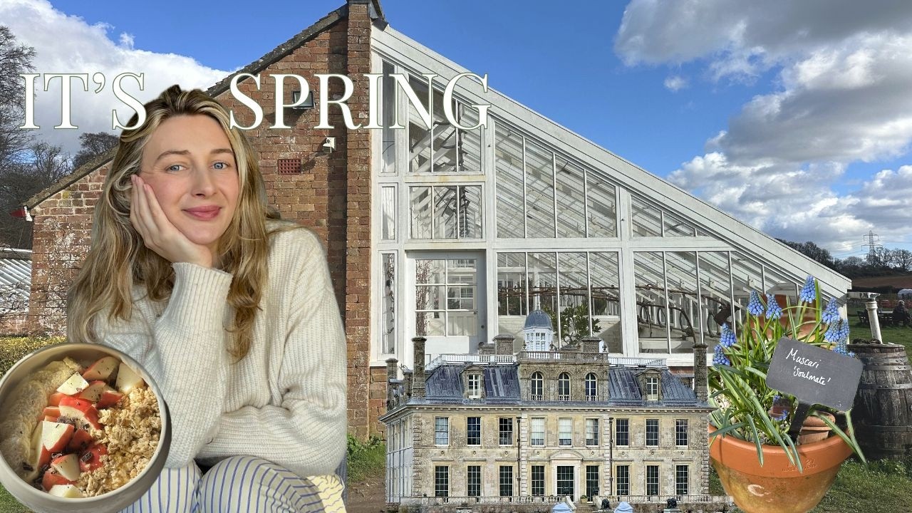 SPRING VLOG IN THE UK | poorly days, National Trust gardens & countryside life