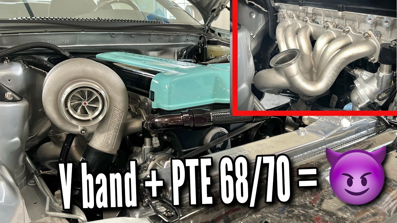 ARTEC 2JZ V Band Turbo Manifold! (68/70 Precision Turbo)