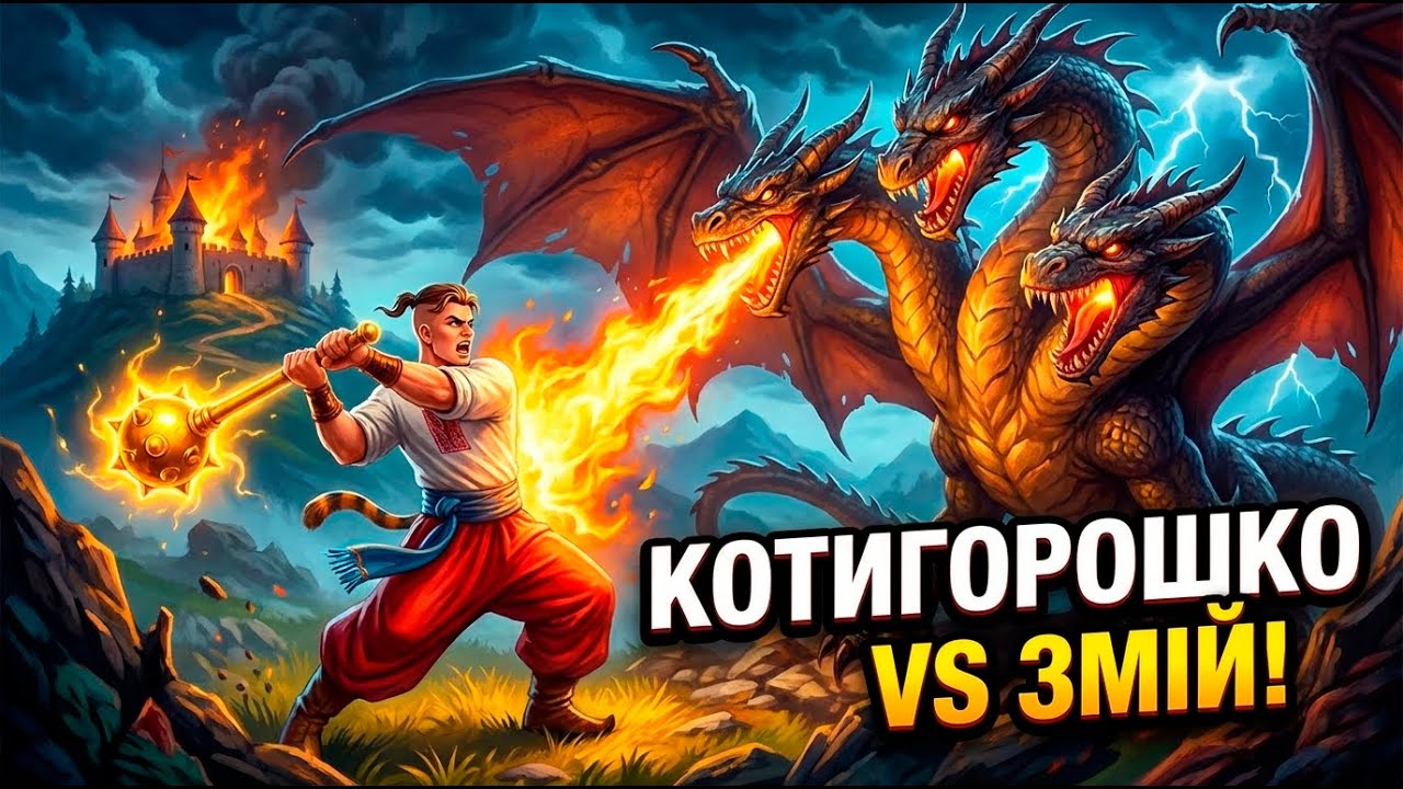 КОТИГОРОШКО 🟢 | Українська народна казка для дітей | Сила, відвага і мамина любов