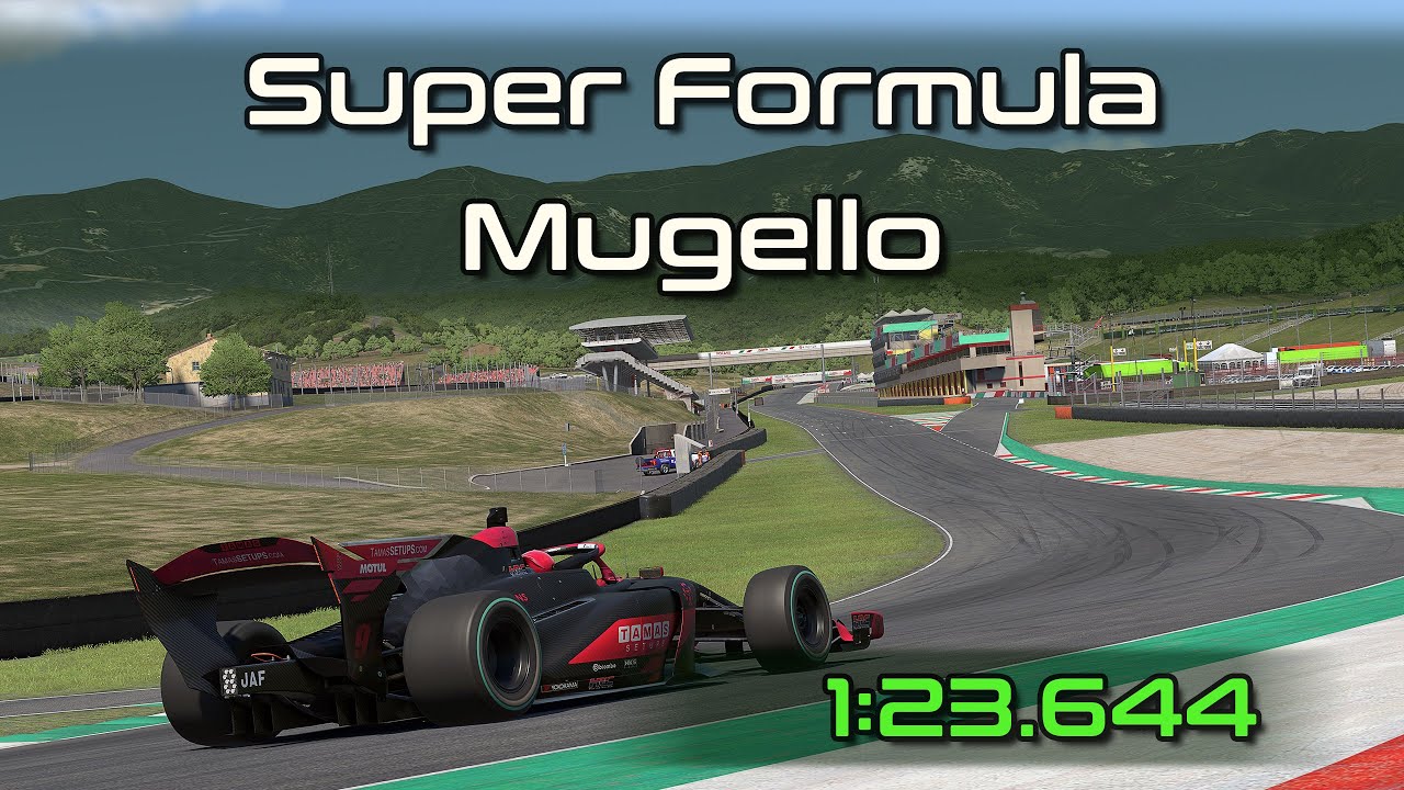 iRacing SF23 Super Formula Mugello Q Hotlap 1:23.644 - 2025 Season 3