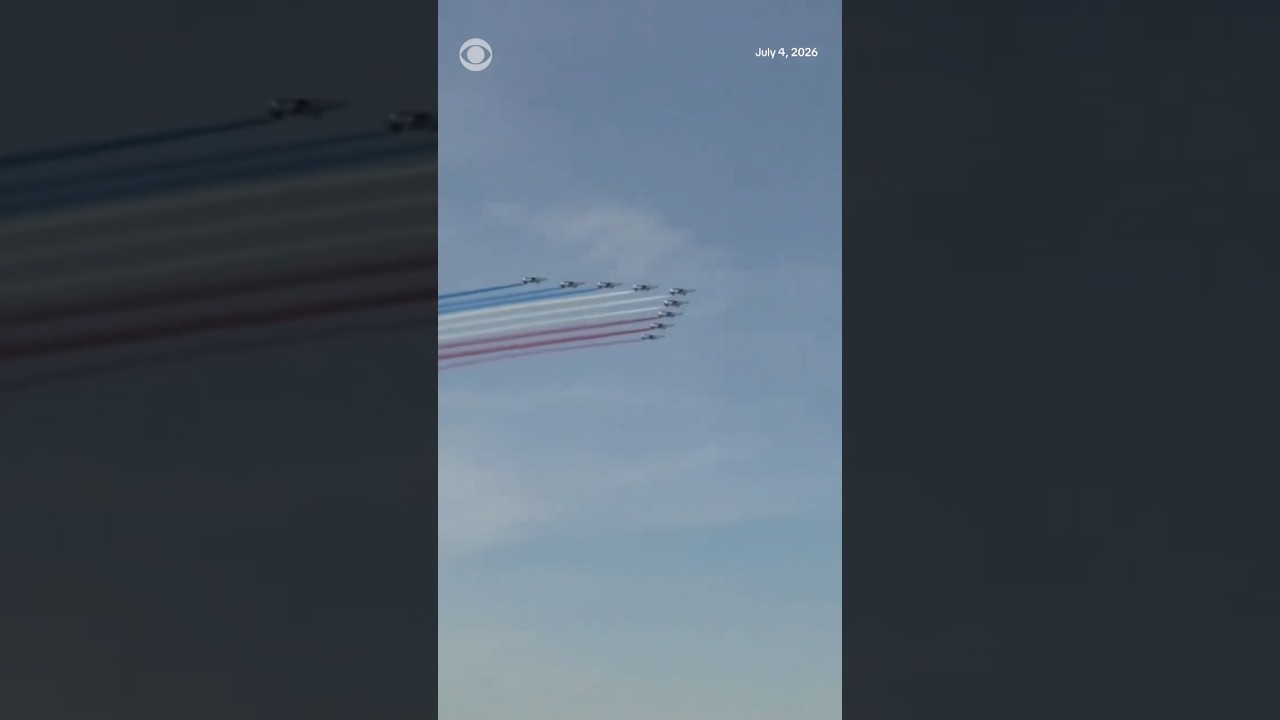 French Air Force honors 250th anniversary of American independence #shorts