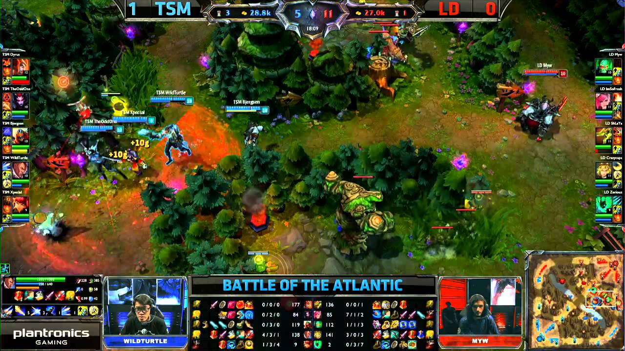 TSM vs Lemondogs Game 2 | EU vs NA Battle of the Atlantic 2013 | TSM vs LD G2 Bo3