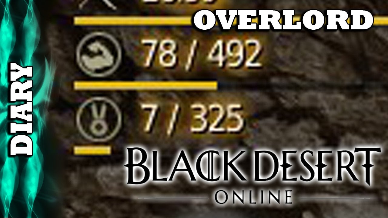 Black Desert Overlord - Diary - My Energy, My Contribution, My Grind