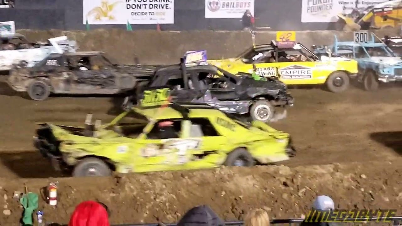 Demolition Derby Datefest Fair 2023 + Piglet Race [4K]