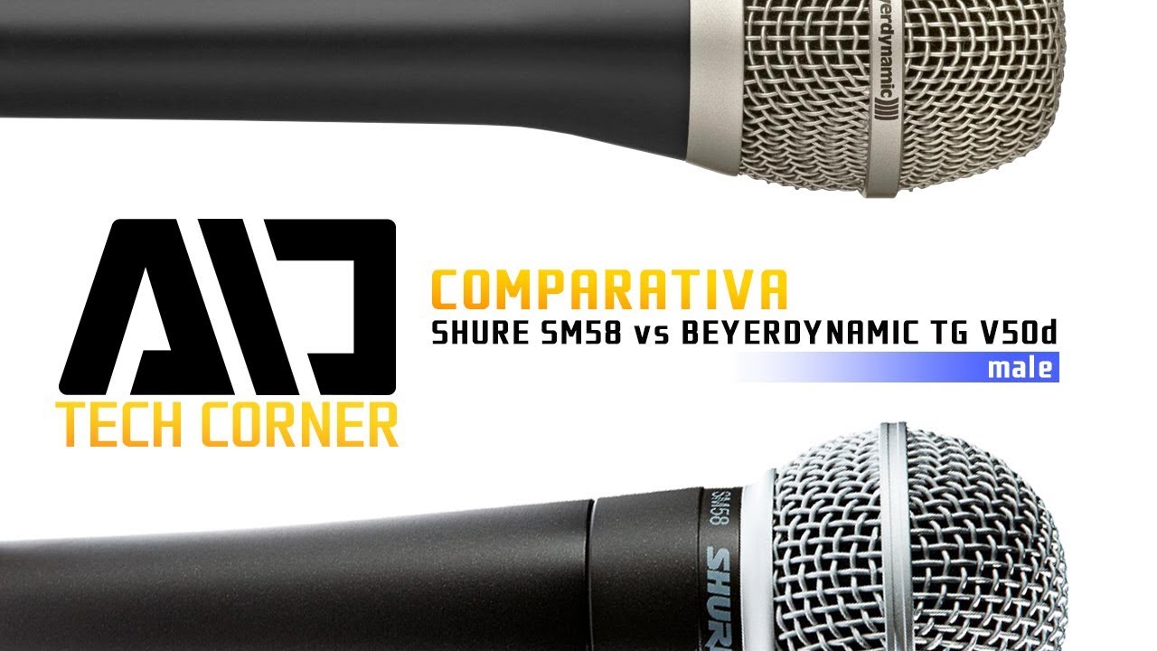 Alpha Omega Studios - Tech Corner - SM58 vs TG V50d [Male]