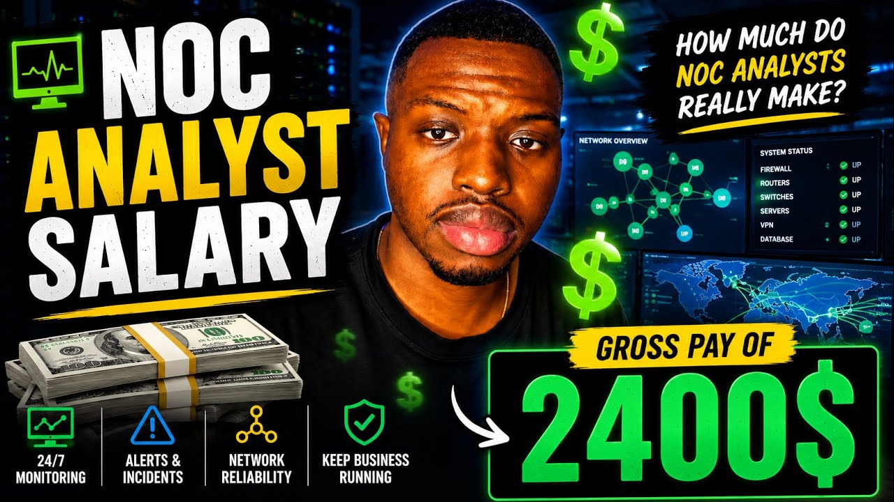 My Lastest Salary | How much I make a NOC Analyst...