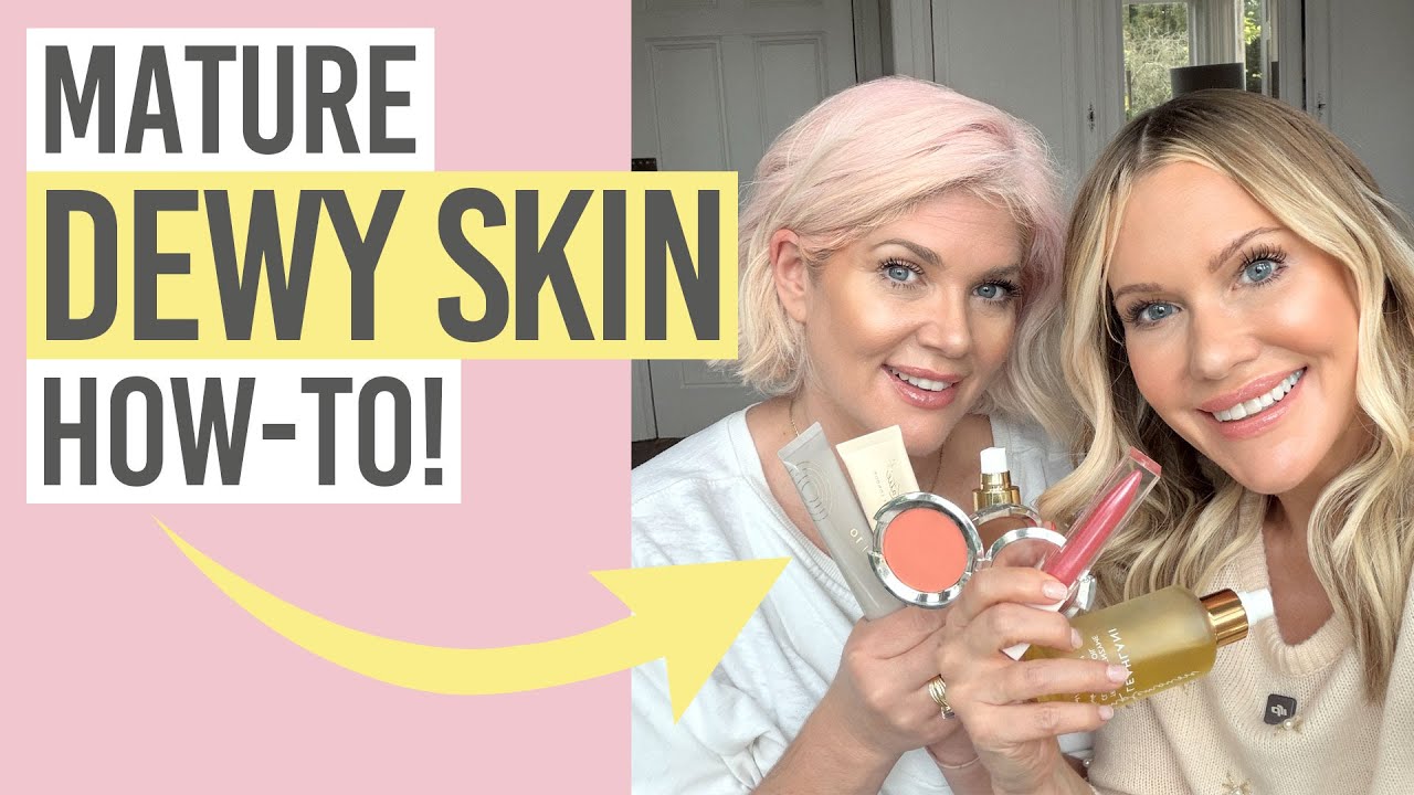 MATURE DEWY SKIN HOW-TO | GLASS SKIN TUTORIAL FOR AGE 40+ ✨