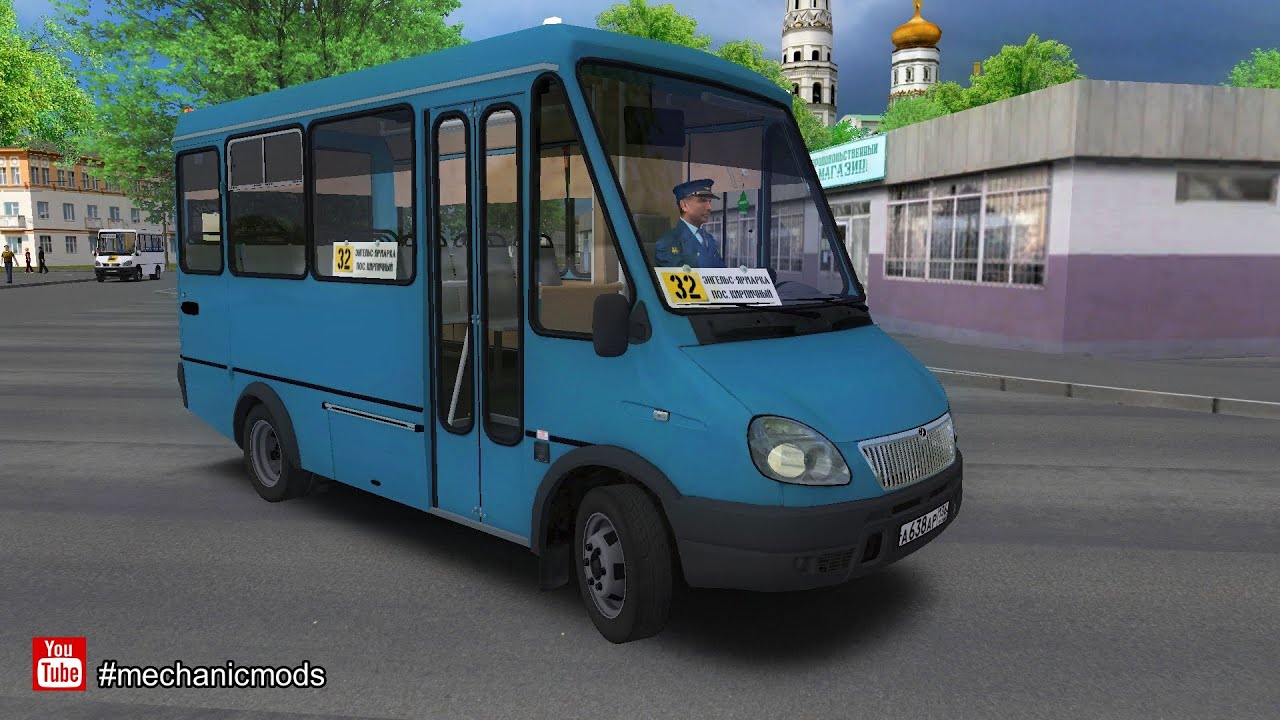MINI-BUS BAZ 2215 Dolphin | OMSI 2 | City of Engels [+Saratov in developing BETA!]