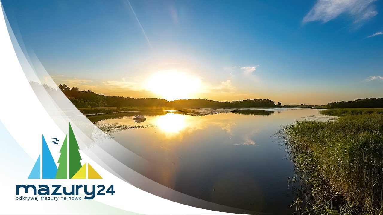 Mazury, dynamiczna podr&oacute;ż od jeziora Wojnowo do Niegocina