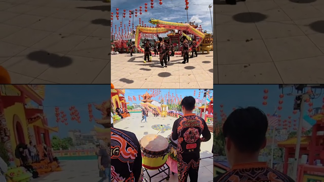 Dragon dance drumming by Yong Sheng Sabah v.3