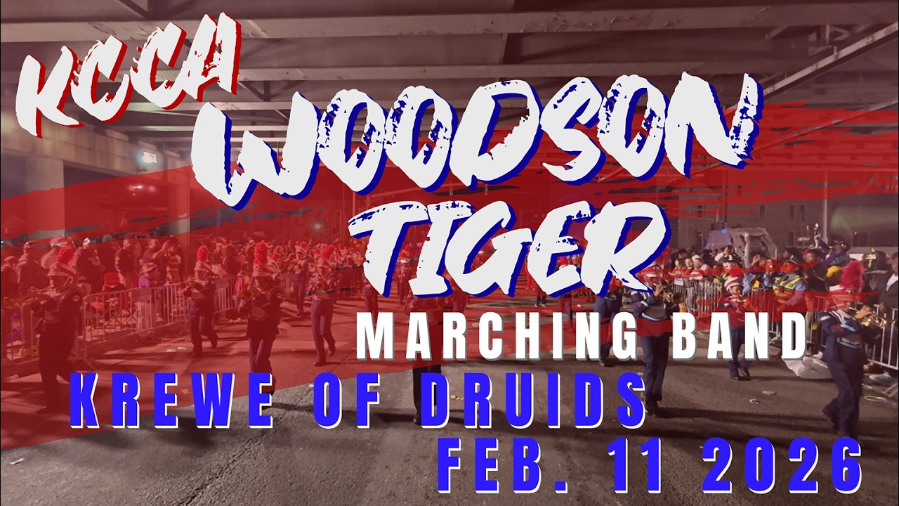 Krewe of Druids Tigers Marching Highlights Feb.11th 2026