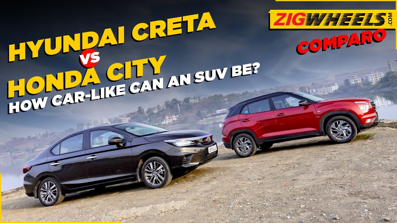 Hyundai Creta vs Honda City | Ride, Handling, Braking & Beyond | Comparison Review