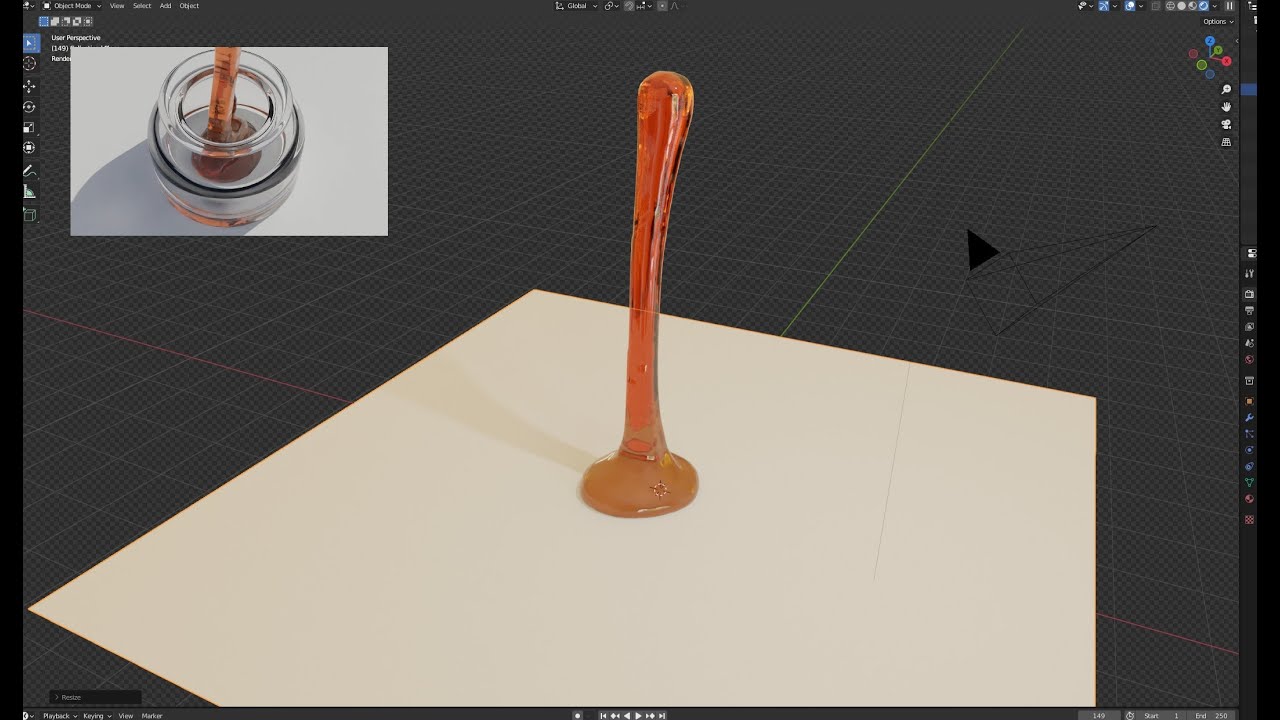How to Create Honey In Blender In 1 Minute