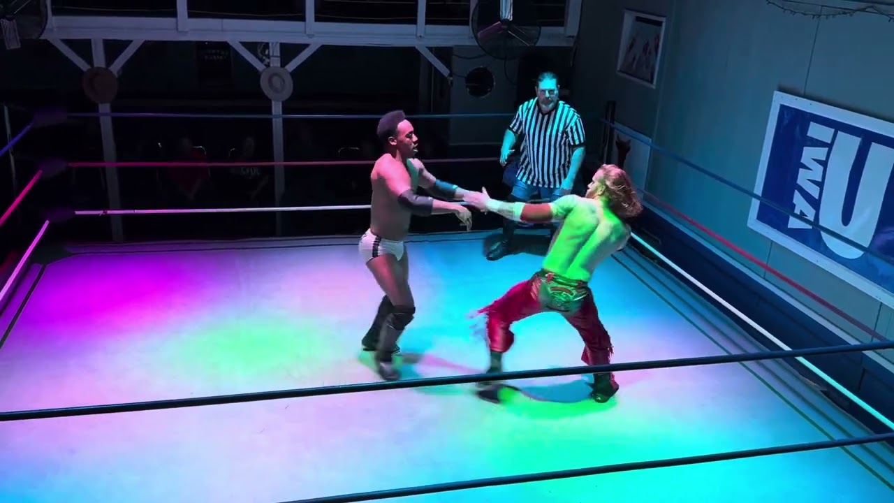 IWAU Uprising 03.25.25 - IWAU Uprising Title Match: Devonte Knox (c) w/ Rob Leach vs. Joey O’Riley