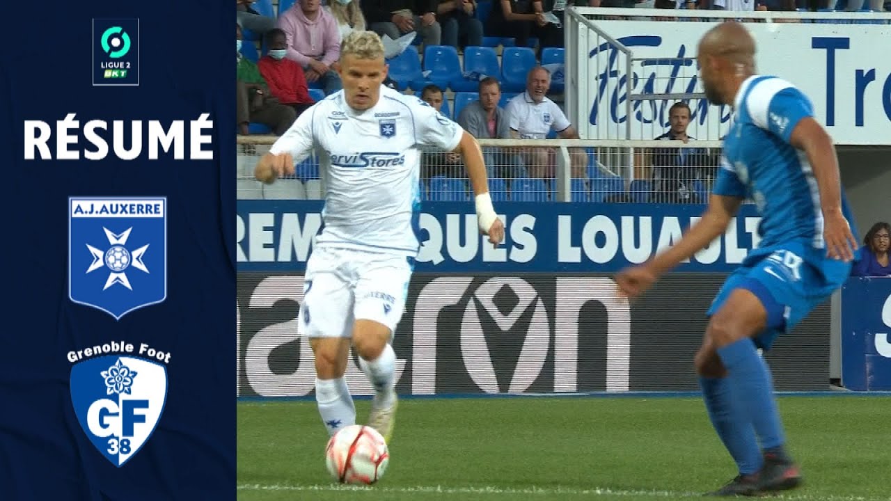 AJ AUXERRE - GRENOBLE FOOT38 (3 - 0) - Résumé - (AJA - GF38) / 2021-2022