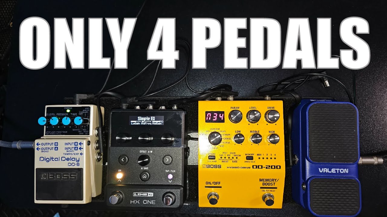 Small Board: Only 4 Pedals