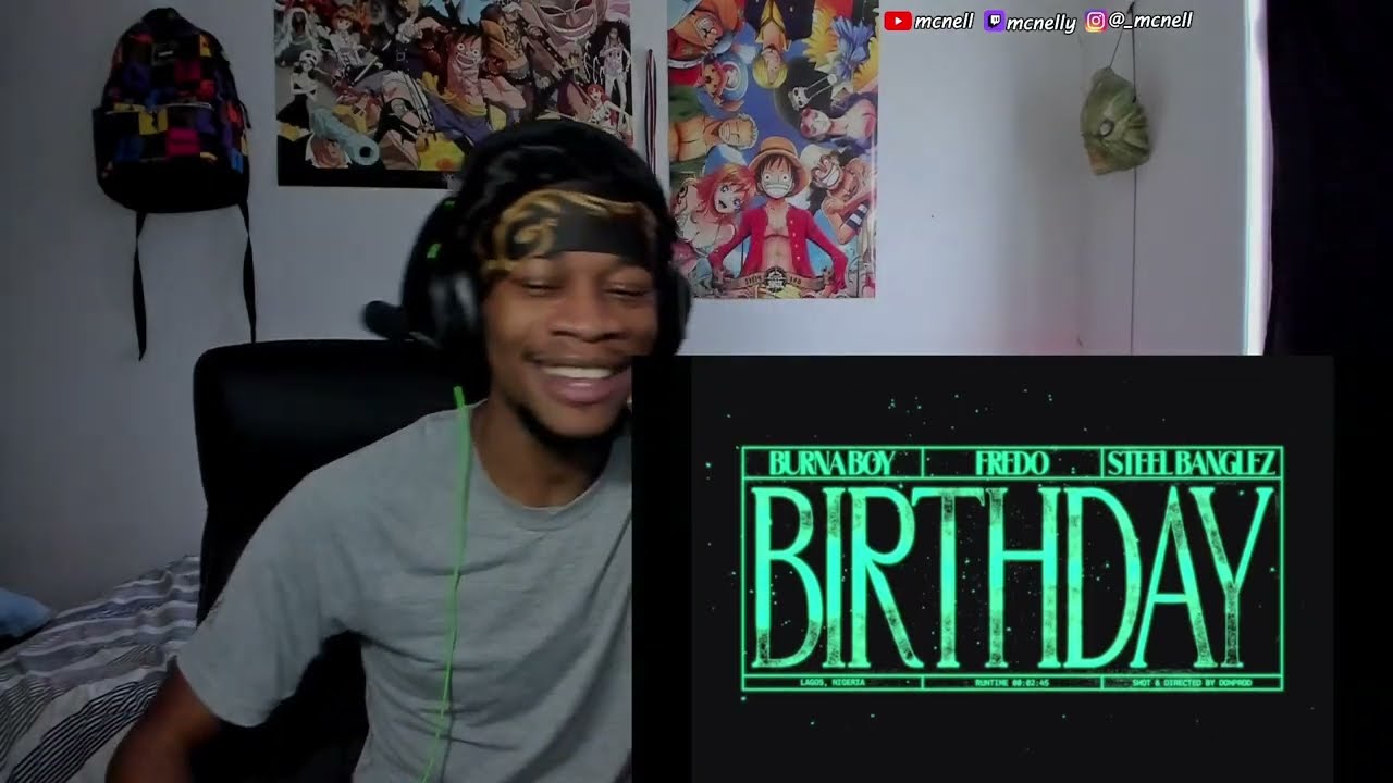 Fredo - Birthday feat. Burna Boy & Steel Banglez (Official Video) REACTION