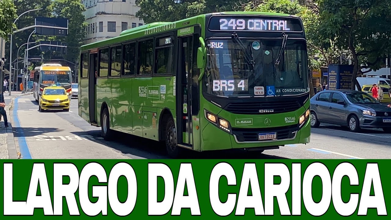 Movimentação de Ônibus #15 - Largo da Carioca - Centro do Rio de Janeiro (RJ) [Pt 3]