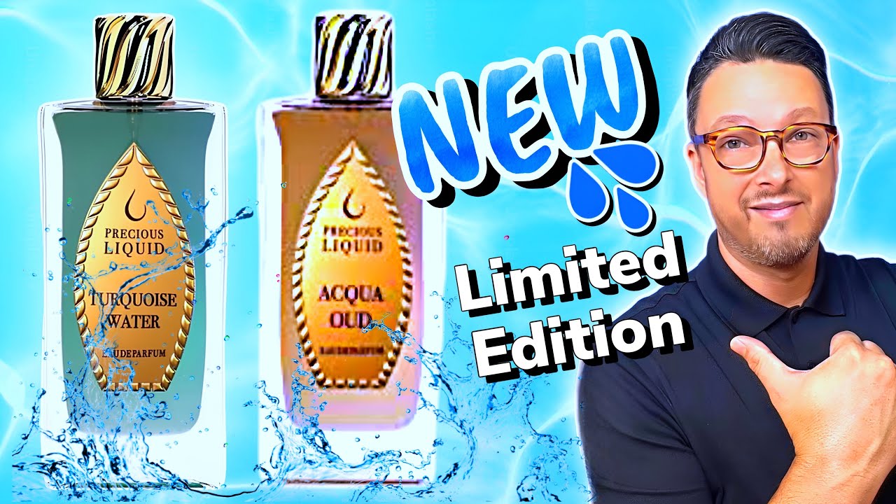 NEW Limited Edition Precious Liquid Turquoise Water & Acqua Oud FRAGRANCE First Impressions