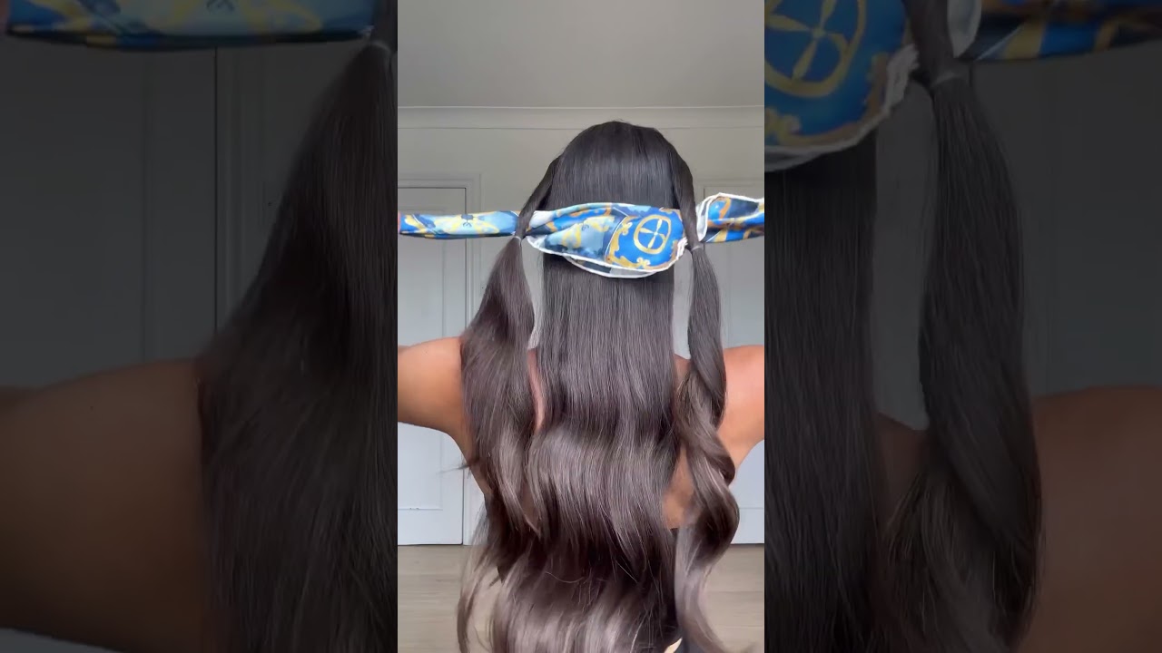 Summer scarf hairstyle ~ yay or nay? #hairstyle