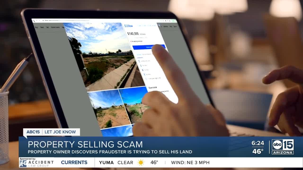 Let Joe Know: Scammer poses as property owner trying to sell lot, pocket cash