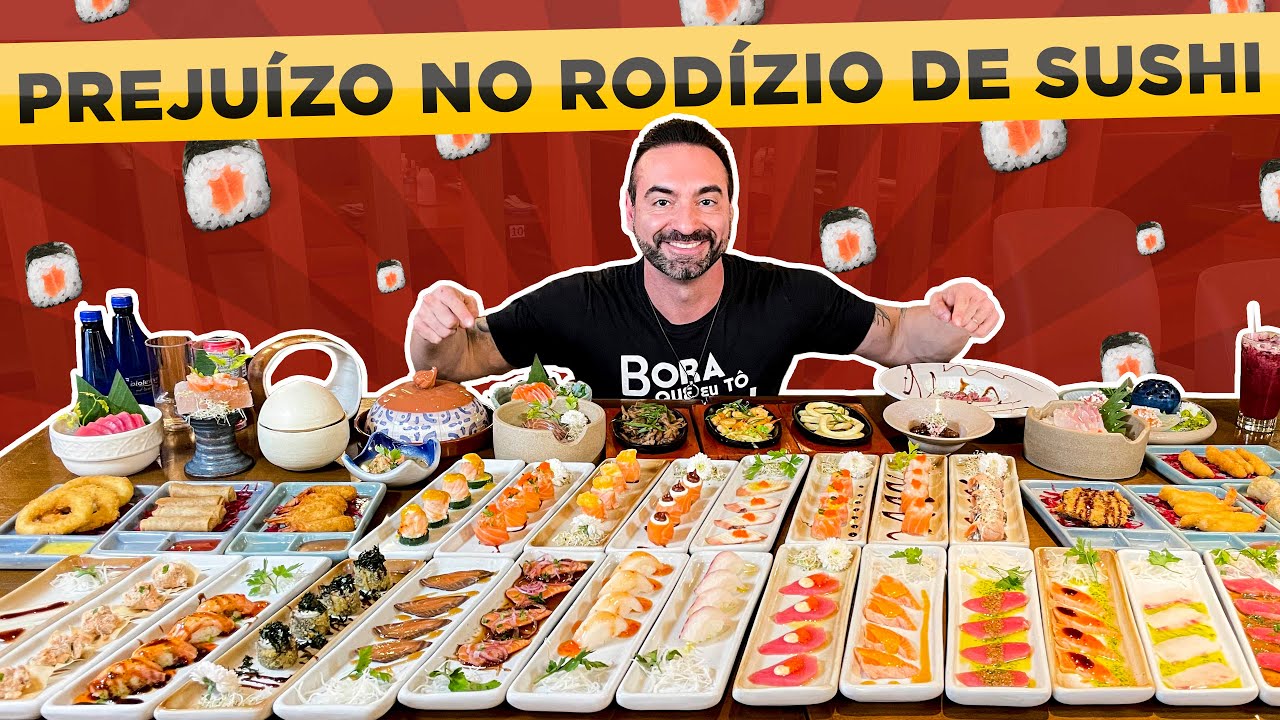 CORBUCCI VAI AO RODÍZIO DE SUSHI E PEDE TUDO!!