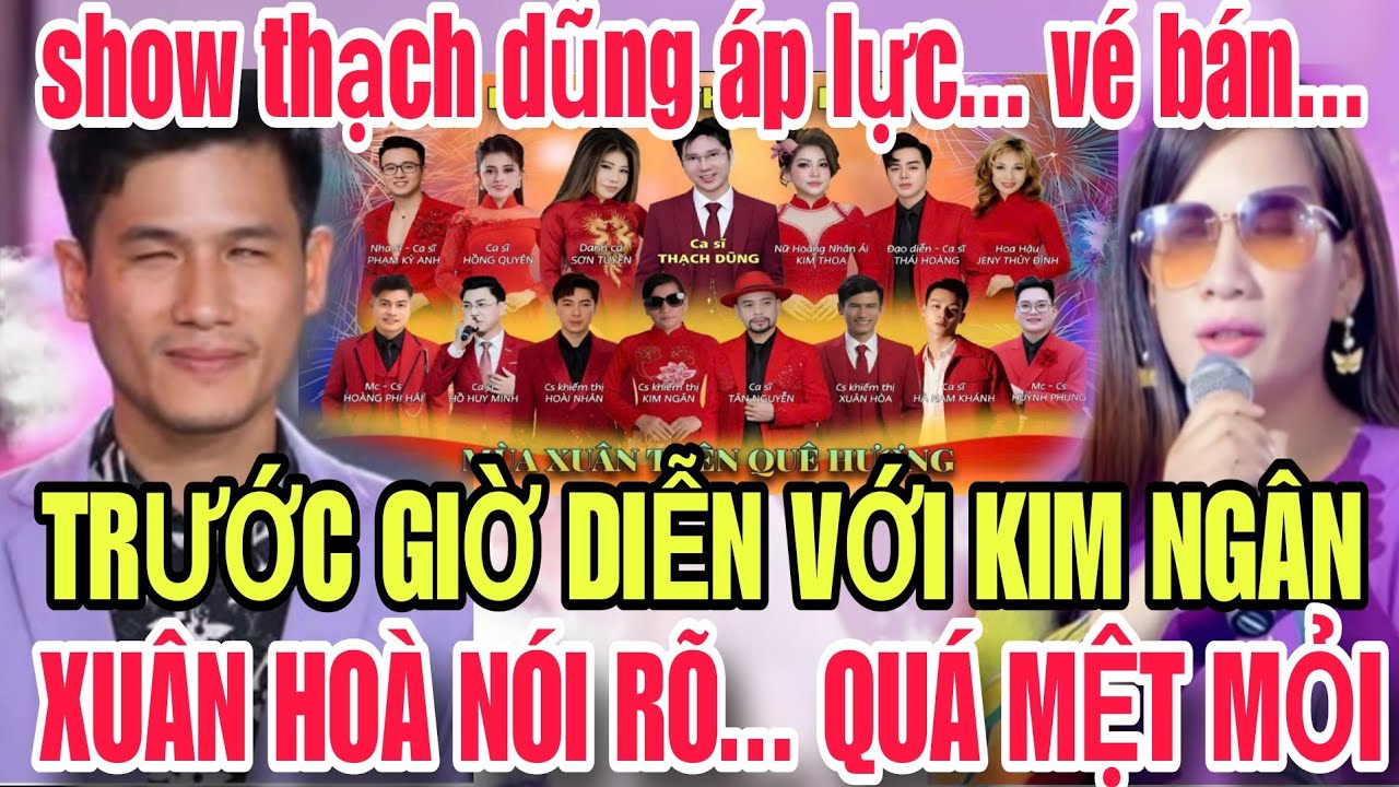 Show Thạch Dũng Chiều Nay Có Biến Vé Bán... XH Chia Sẽ Quá Mệt Mỏi...