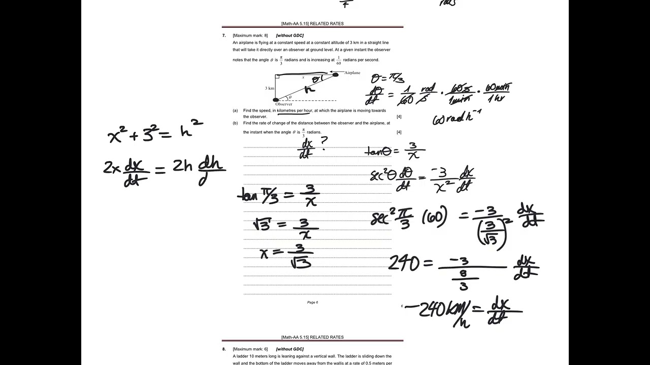 Related rates 1