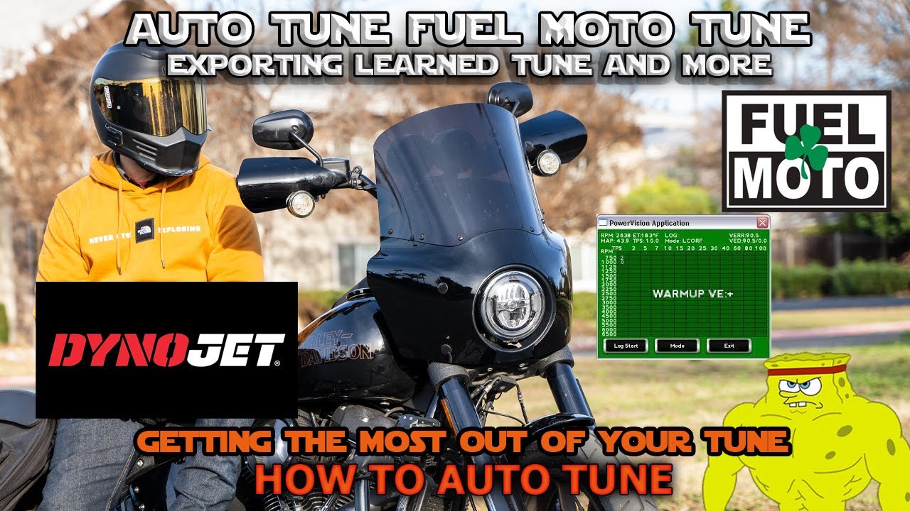 How to Auto Tune Harley Davidson Stage 2 w/ Fuel Moto Tune and Exporting Tune