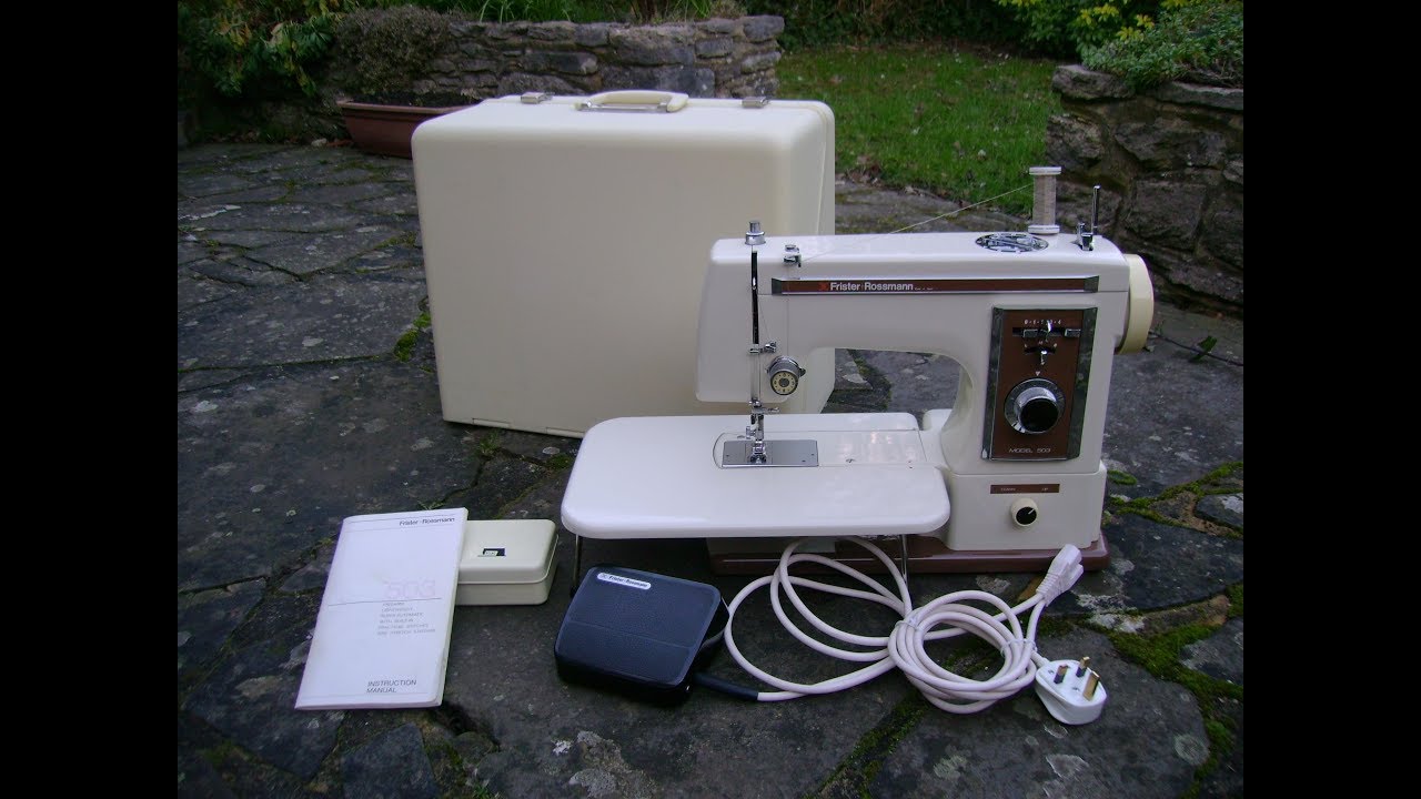 Frister & Rossmann 503 sewing machine + instructions