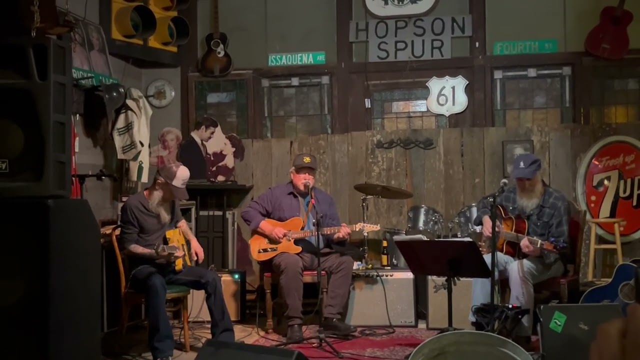 Got The Blues, Can’t Be Satisfied performed by Jimmy Ray Hipp, Bill Abel, and Guitar Frenchie