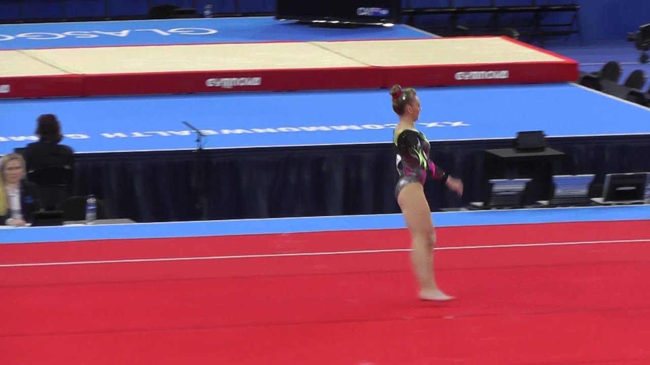 Jessica Hogg (WAL) - Floor - 2014 Commonwealth Games (Team Final)