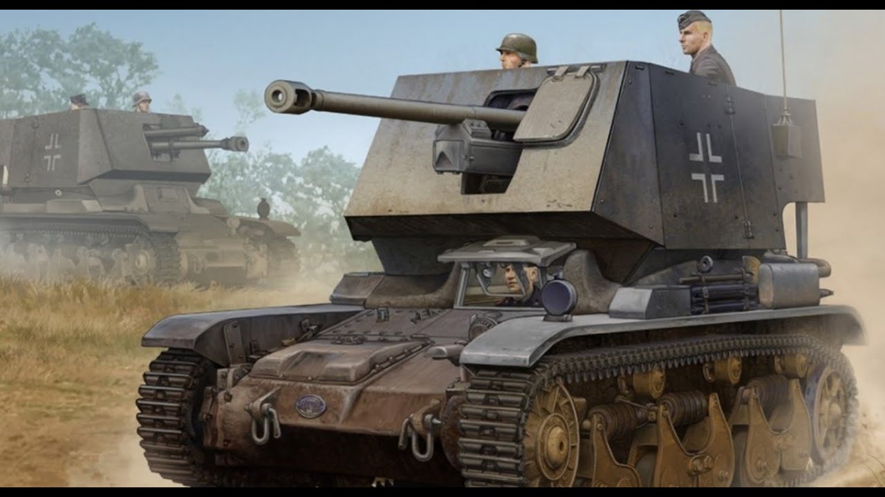 Немецкая САУ 4,7 CM PAK(T) AUF PANZERKAMPFWAGEN 35R(F)