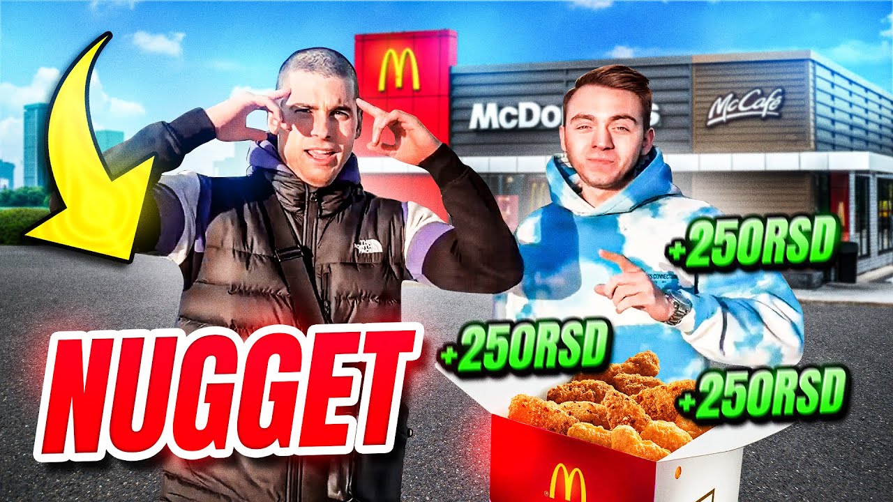 ZA SVAKI NAGITS GOLDI MI PLACA 250 DINARA *pojeo 100*