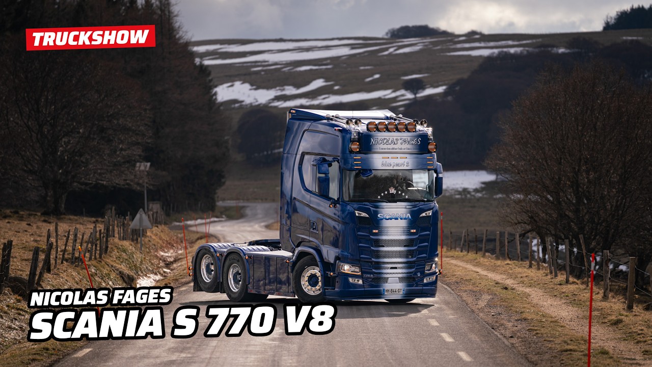 Scania S 770 V8 personnalis&eacute; | Visite & portrait de PF Trucks