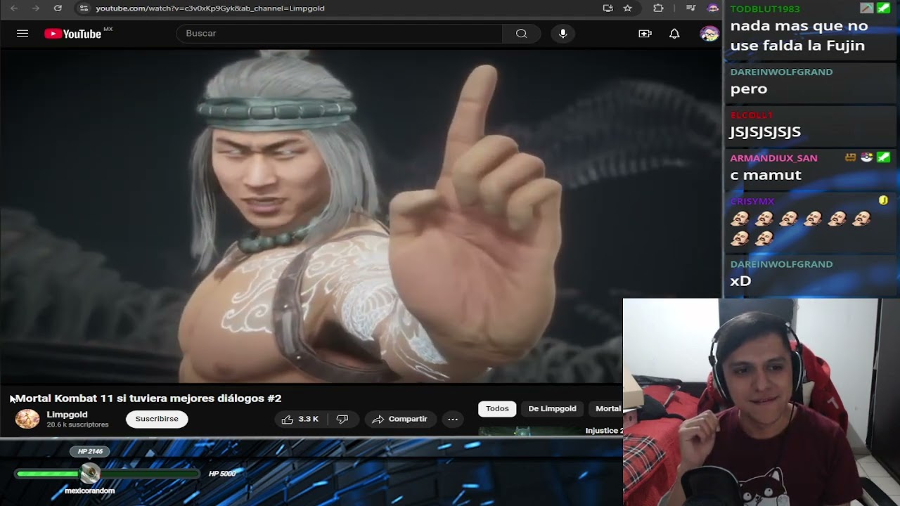Reaccion: Mortal Kombat 11 si tuviera mejores diálogos #2 de @Limpgold