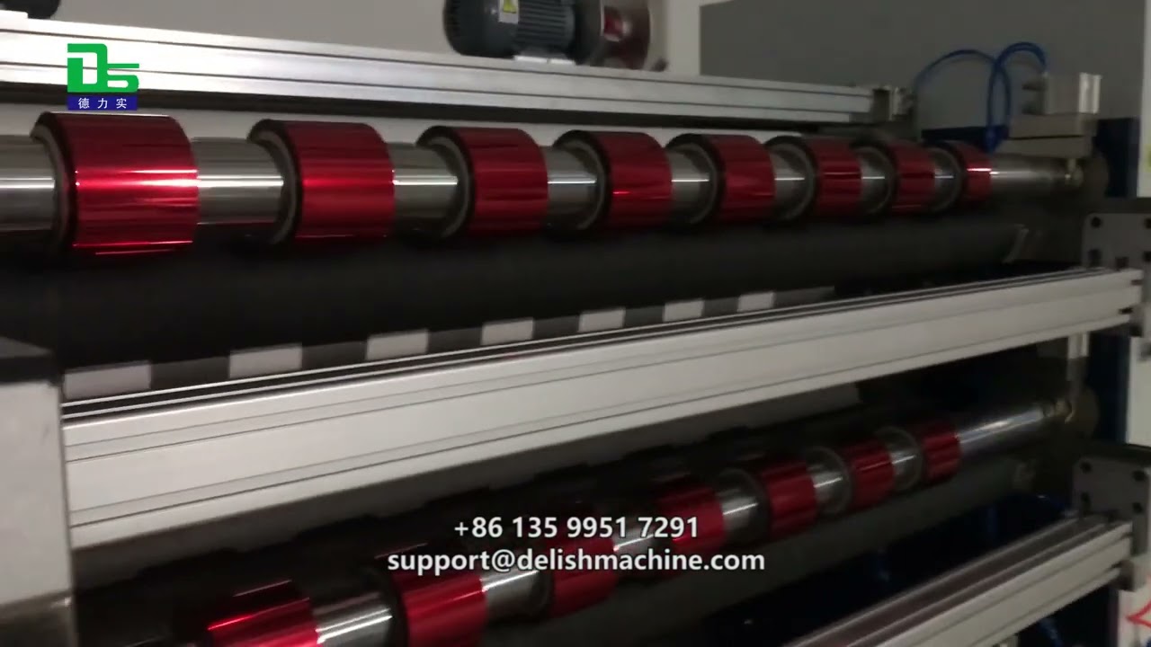 Maximizing Value: DELISH Hot Stamping Foil Slitting Machine